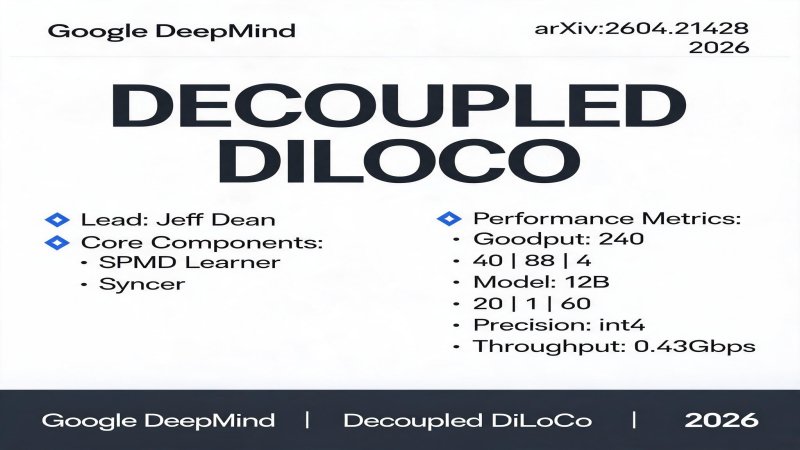 Google Decoupled DiLoCo：打破百万芯片同步束缚，分布式训练进入容错时代