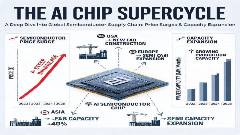 The AI Chip Supercycle: A Deep Dive into Global Semiconductor Supply Chain Price Surges and Capacity Expansion