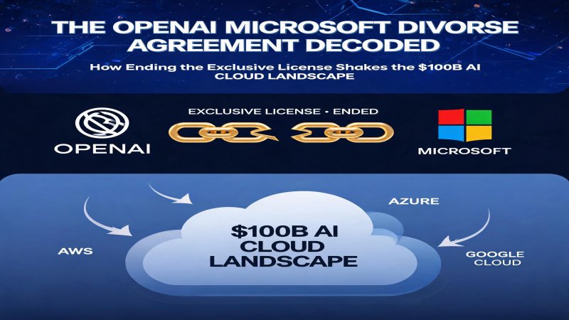 The OpenAI-Microsoft 'Divorce Agreement' Decoded: How Ending the Exclusive License Shakes the $100B AI Cloud Landscape