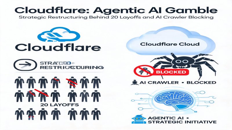Cloudflare's Agentic AI Gamble: The Strategic Restructuring Behind 20% Layoffs and AI Crawler Blocking