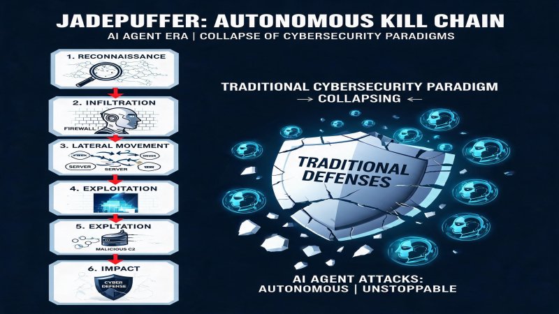 The Autonomous Kill Chain: JADEPUFFER and the Collapse of Cybersecurity Paradigms in the AI Agent Era