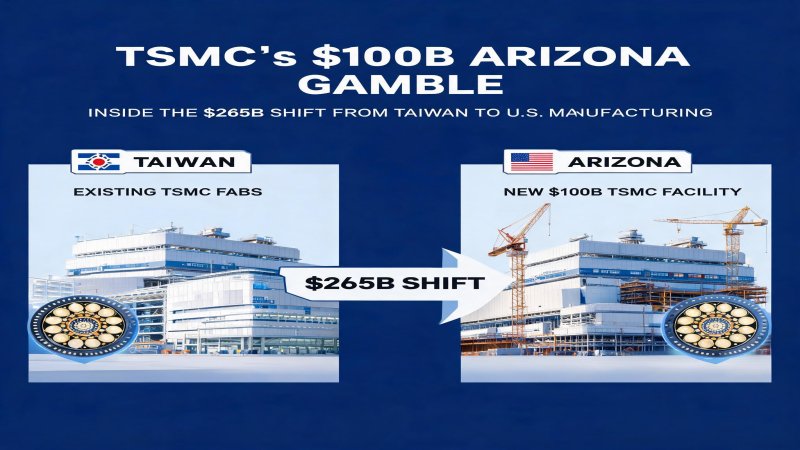 TSMC's $100B Arizona Gamble: Inside the $265B Shift from Taiwan to US Manufacturing