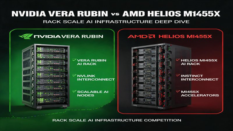 NVIDIA Vera Rubin vs AMD Helios/MI455X: Deep Dive into Rack-Scale AI Infrastructure Competition