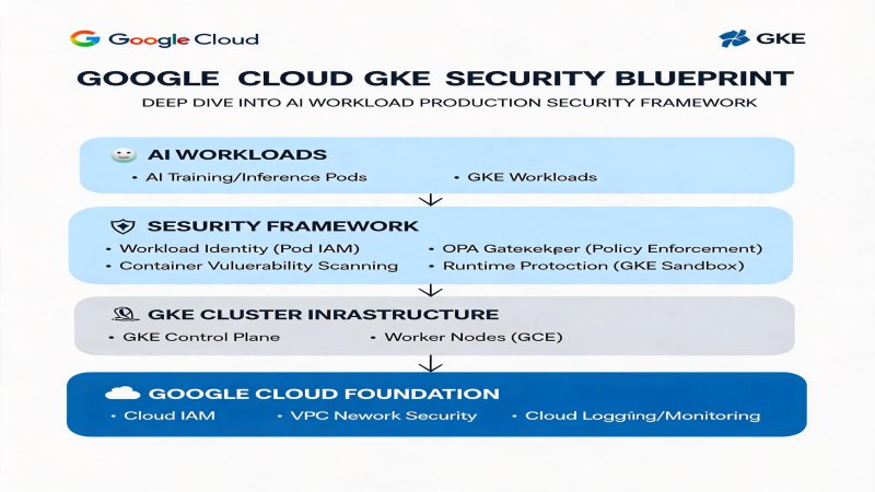 Google Cloud GKE Security Blueprint: Deep Dive into AI Workload Production Security Framework