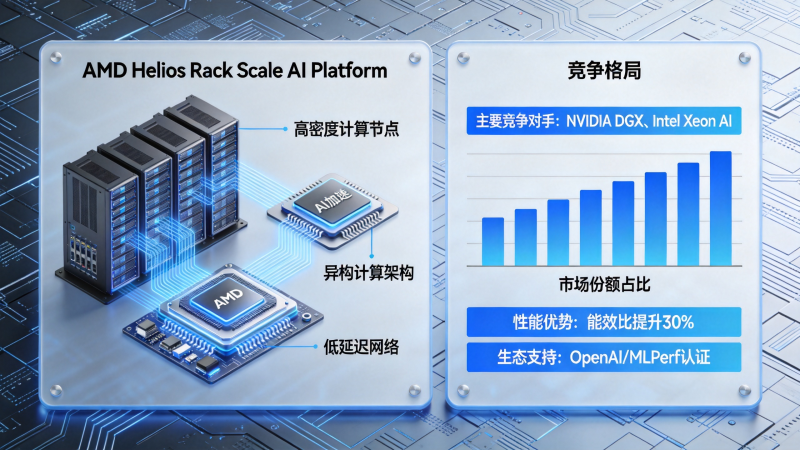 AMD Helios Rack-Scale AI Platform: Technical Architecture and Competitive Landscape